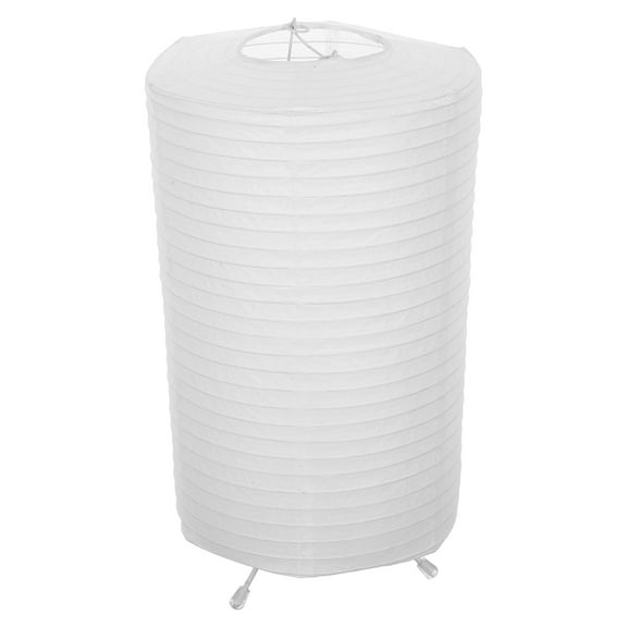 STRANDCHIC Cylindrical Paper Lanterns Warm Lighting Decorative Table Lamp White For Loved Ones Christmas 1Pack