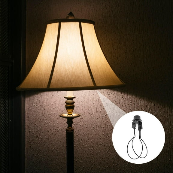 STRANDCHIC Clip Lamp Shade Holder Iron Lamp Bulb Bracket Artistic Design for Restaurant Home Decor 1 Pair