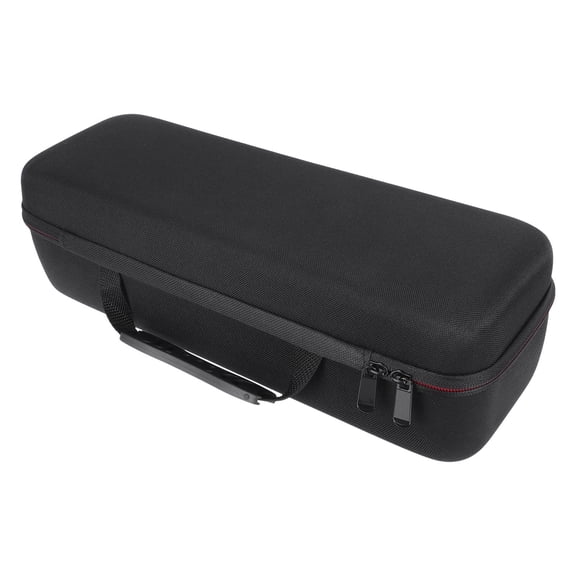 STRANDCHIC Black Nylon Hair Curler Storage Bag Large Capacity with Adjustable Strap for Travel and Accessory Organization