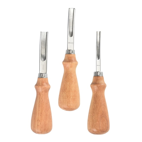 STRANDCHIC Light Brown Polishing Tool Kit Synthetic Material Durable Polishing and Grinding Tools 3 Pcs