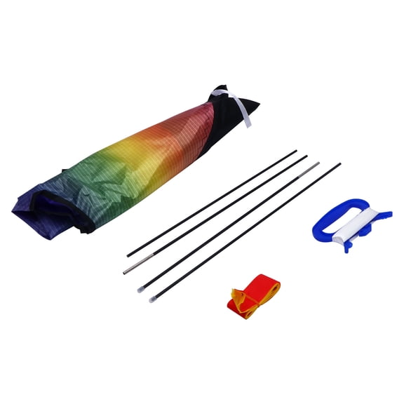 STRANDCHIC Portable Kite Flying Polyester Assorted Color for Outdoor Activities 1Pcs