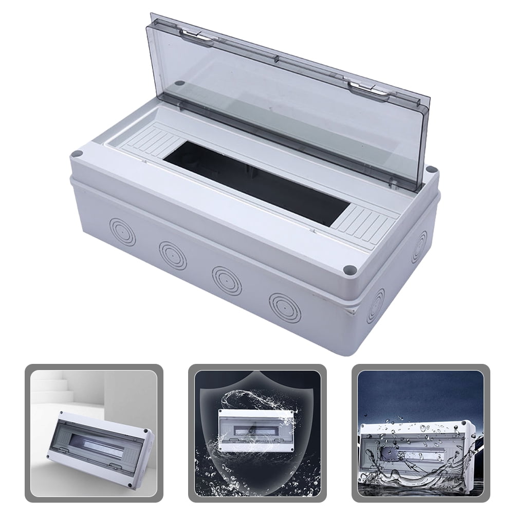 STRANDCHIC Breaker Box for Home Electrical Enclosure Box Grey ABS 1Pcs for Home Use