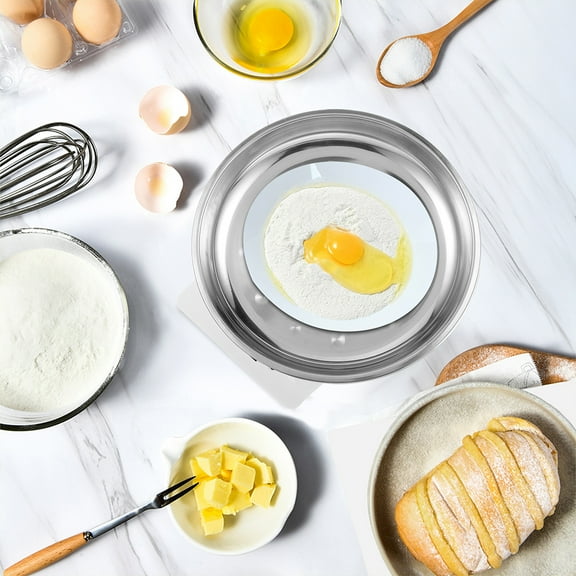 STRANDCHIC Mechanical Weighing Dish Stainless Steel Scale Tray User Friendly for Home Use and Liquid Measuring