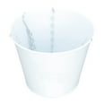 thumbnail image 1 of STRANDCHIC White Iron Hanging Flower Bucket Decorative Wall Mounted Planter for Home Balcony Indoor Decor, 1 of 8