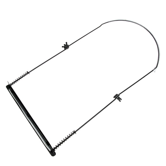 STRANDCHIC Adjustable Black Zinc Alloy Harmonica Neck Stand Metal Holder for Secure and Convenient Harp Storage