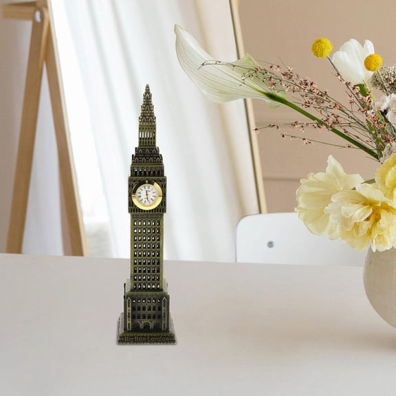 STRANDCHIC London Vintage Style Large Coffee Table Sculpture Alloy Decorative 1 Piece