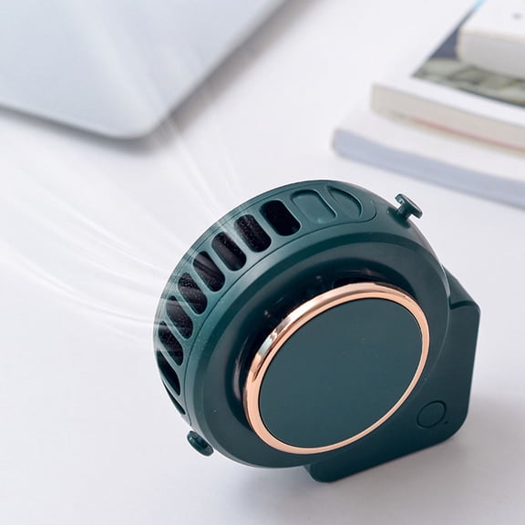 STRANDCHIC Mini Fan Handheld Neck Hanging Fan Plastic Hands-Free Operation 1Pcs for Summer Activities