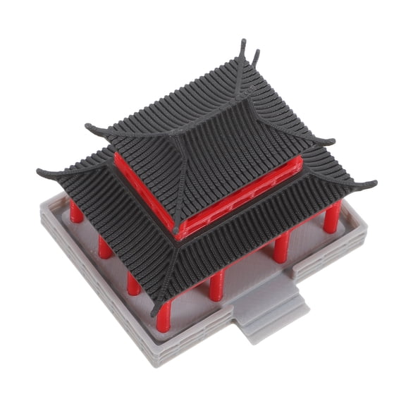 STRANDCHIC Garden Fish Sculpture Black Pavilion Statue Outdoor Decorative Yard Ornament 1 Piece