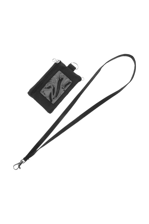 Ultrathin Nylon Keychain Wallet with Lanyard - Compact, Convenient, and Easy