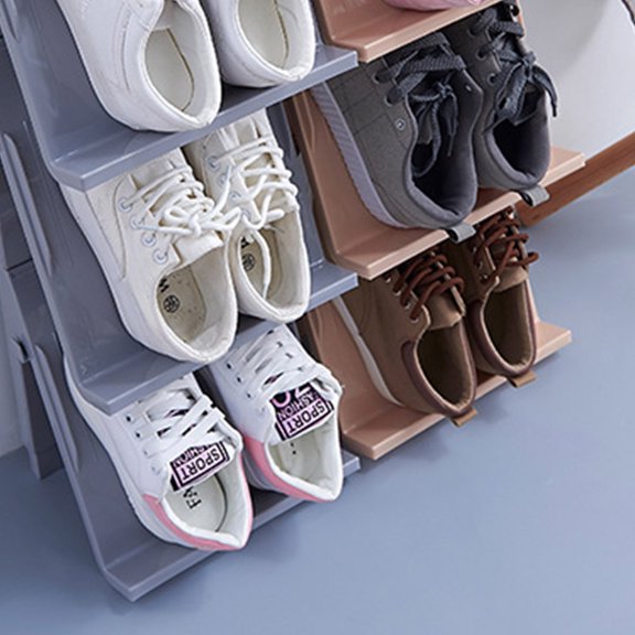 STRANDCHIC Shoes Stacker for Efficient Space Grey 1Pcs