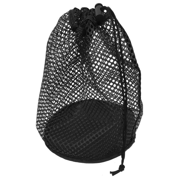 STRANDCHIC Black Nylon Mesh Golf Organizer Bag for Dry, Stylish Storage and Convenient Golf Accessories Carry