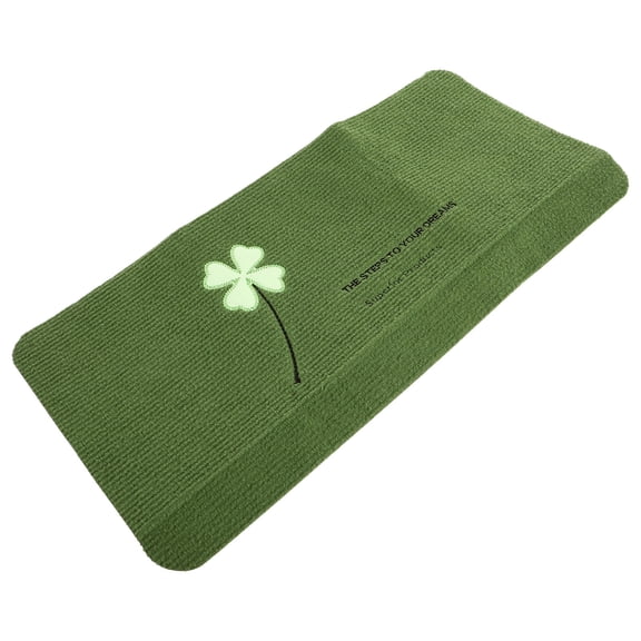STRANDCHIC Green Polyester Stair Treads Pad with Strong Adhesion and Sound Insulation for Home Stairs