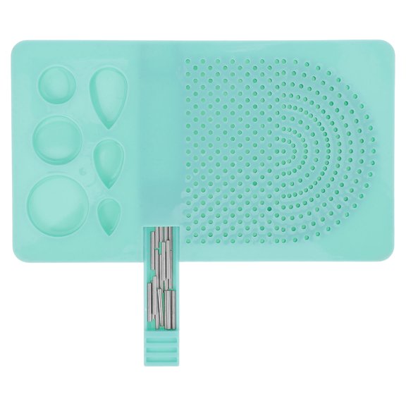 STRANDCHIC Paper Quilling Board 1 Set Weaving Tool for Flexible Creation Green ABS Steel
