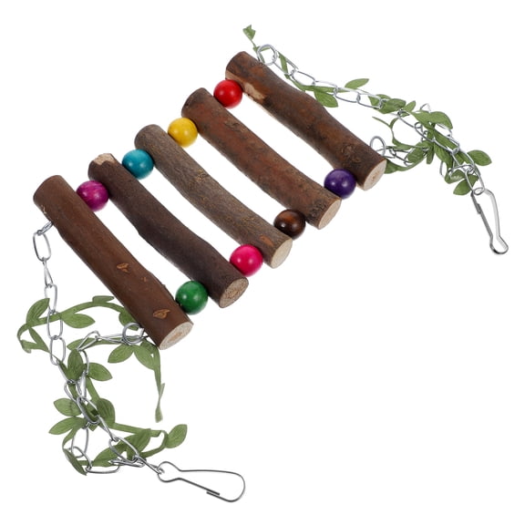 STRANDCHIC Parakeet Bird Toy Parrot Swing Vine Shape Simple Design for Home Atmosphere Creation 1 Set