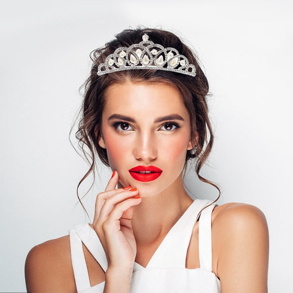 STRANDCHIC Party Crown Durable Wedding Hair Decor with Chic Design for Elegant Celebrations