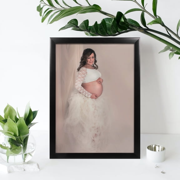 STRANDCHIC Plastic DIY Specimen Display Frame Black Desktop Photo Frame for Creative Decoration