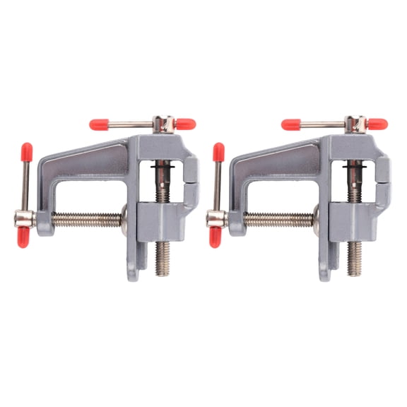 STRANDCHIC Mini Handheld Bench Vise 2.9 x 3.1 x 1.2in Portable Clamp Tool for Home, Workshop, and Household Use