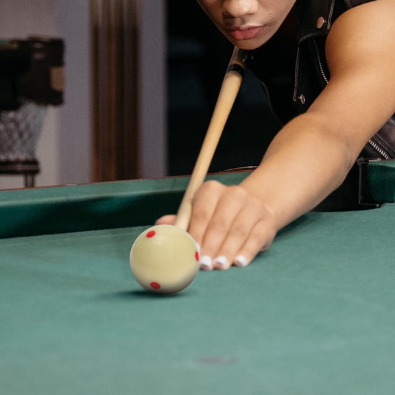 STRANDCHIC Red Resin Fancy Cue Ball Durability Balance Playability for All Levels