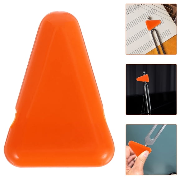 STRANDCHIC Silicone Tuning Fork Stabilizer Orange Portable for Music 2Pcs