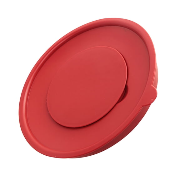 STRANDCHIC Splash Proof Egg Bowl Lid Red Plastic Anti Cover for Kitchen Baking Tool