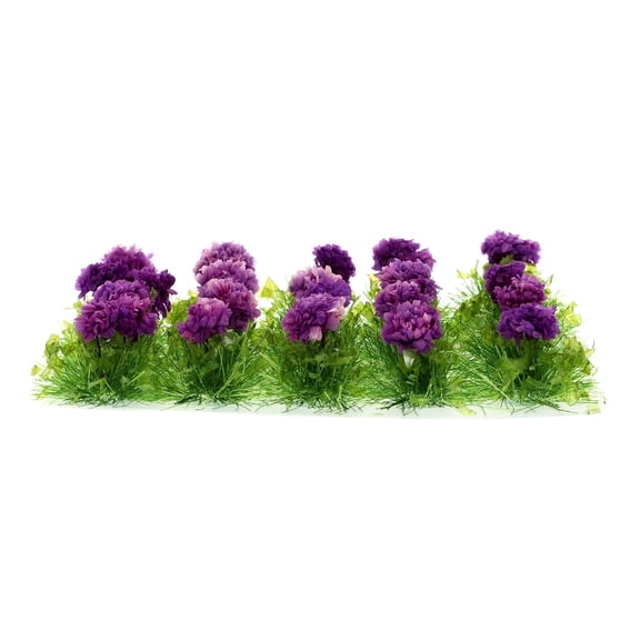 STRANDCHIC Purple Artificial Flower Model for Micro Landscape DIY Decorative Micro Garden Accent