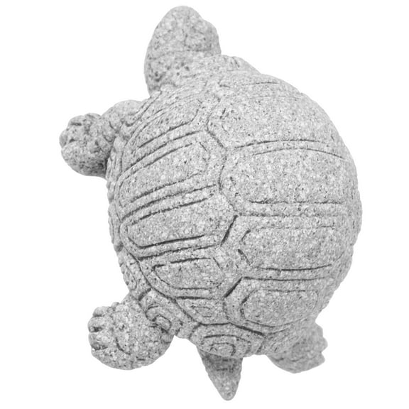 STRANDCHIC Realistic -Landscape Turtle Sculpture Sandstone Garden Decor Set for Outdoor Indoor Use