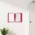 thumbnail image 1 of STRANDCHIC Red Wall-Mounted File Folder Organizer for Office Document Storage, 1 of 7