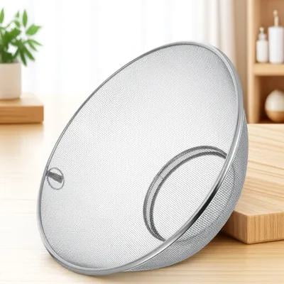 STRANDCHIC Rice Draining Strainer Bowl Stainless Steel for Home Users 1Pack