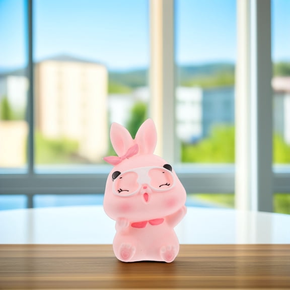 STRANDCHIC Bunny Money Bank Bank Cash Box Desktop Decoration Drop Resistant Plastic