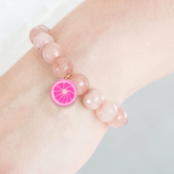 STRANDCHIC Polymer Clay Fruit Beads Assorted Colors for Jewelry Making and Decor 100Pcs