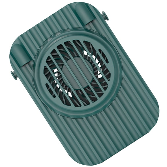 STRANDCHIC Rechargeable Portable Air Cooler Neck Fan with Silent Motor and Multiple Uses in Green for Office and Outdoors