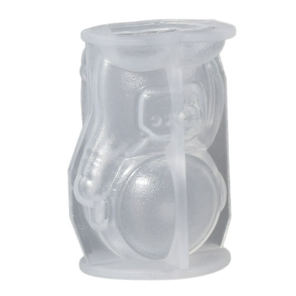 STRANDCHIC Silicone Cake Mould Astronaut Ice Mold Transparent 1Set for Drinks Cooling