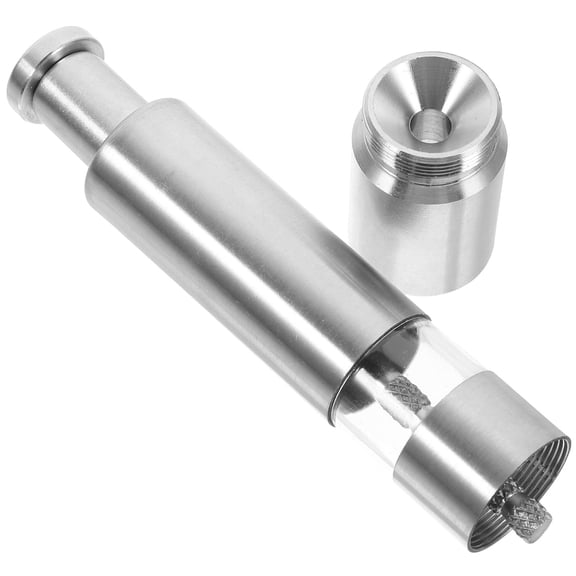 STRANDCHIC 1Pc Plated Silver Stainless Steel Pepper Crusher Handheld Grinding Tool for Cooking
