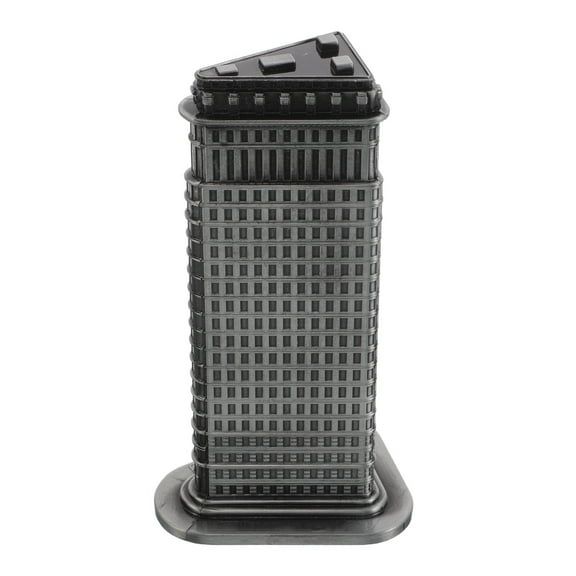 STRANDCHIC Silver Vintage Architectural Building Model Alloy Decorative Sculpture Travel Souvenir Photography Prop 3.5 x 1.5 x 2.5 inches