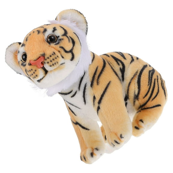 STRANDCHIC Small Stuffed Tiger Durable Yellow PP Cotton 1Pack