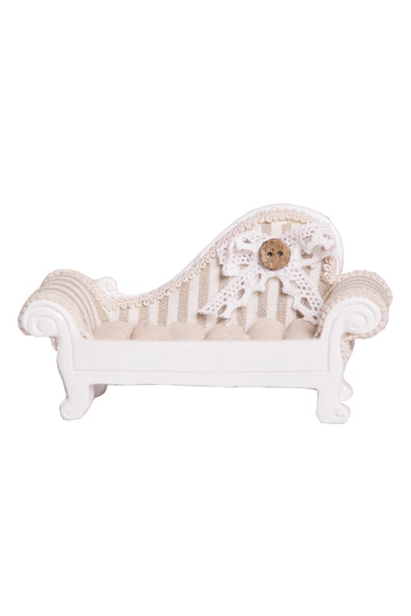 Sofa Shape Jewelry Holder Khaki Lightweight Unique Gift for Accessories