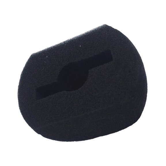 STRANDCHIC Black Microphone Sponge Cover with Wind Noise Reduction for Clear Audio Recording and Sound