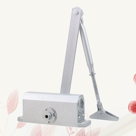 STRANDCHIC Stainless Steel Door Closer for Home Silver Adjustable Locking Speed 1Pack