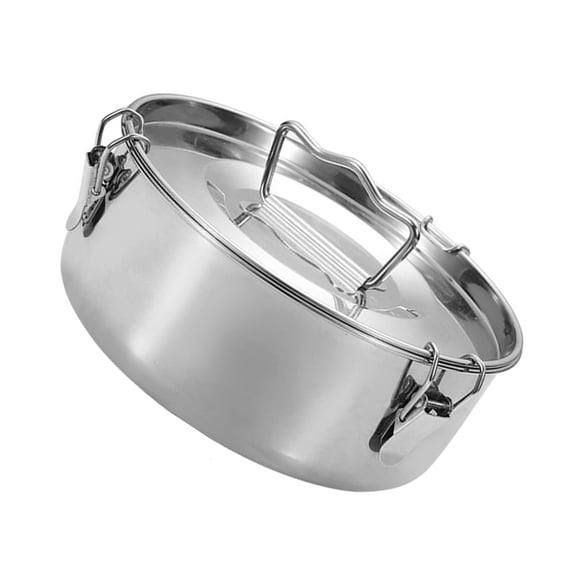STRANDCHIC Stainless Steel Steamer Basket for Kitchen Use Premium Multi Functional Steamer Cookware in Plated Silver