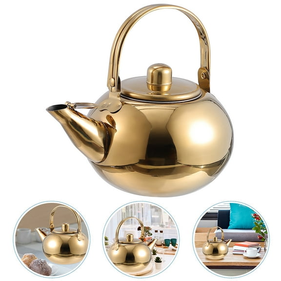 STRANDCHIC Stainless Teapot with Strainer for Stress Reduction 1Pack