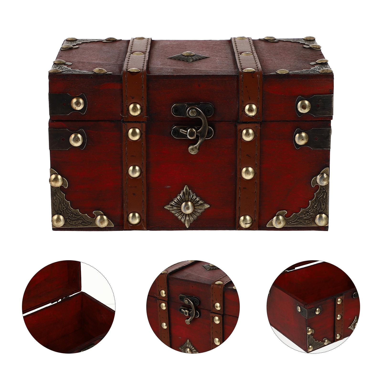 STRANDCHIC Storage Chest for Living Room Vintage Storage Box for Giving ...