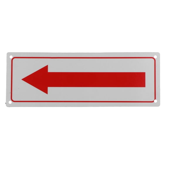 STRANDCHIC Aluminum Directional Safety Sign Set, Right Arrow, Outdoor Traffic Warning Sign, 1 Set