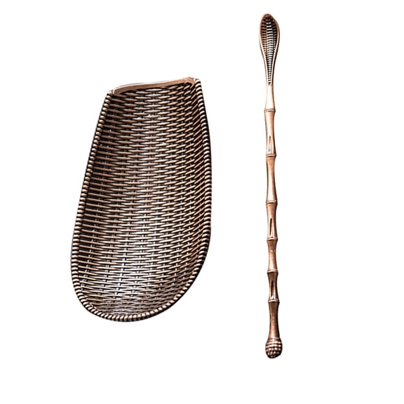 STRANDCHIC Alloy Tea Scoop and Needle Tea House Accessories for Home and Office Use