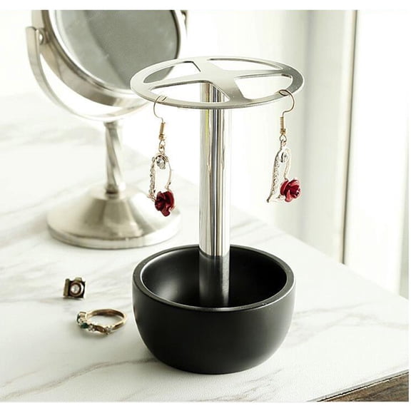 STRANDCHIC Resin Toothbrush Holder Stand with Brushed Finish for Kitchen and Bathroom Use, Adult Toothbrush Organizer, 1 Piece