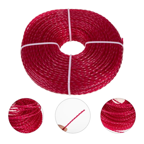 STRANDCHIC Professional Dark Red Mowing Line for Grass Trimmer Suitable for Yard and Field