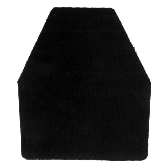 STRANDCHIC Black Urinal Floor Mat Toilet Pad 1-Pack Bathroom Accessories Non-