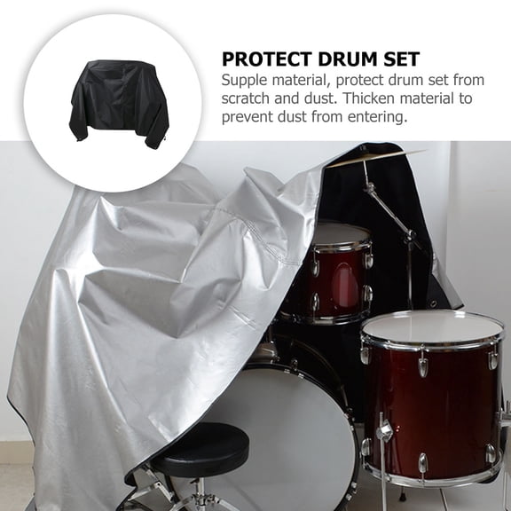STRANDCHIC Drum Washer Cover Black Oxford Cloth Sun Outdoor Storage 1 Piece