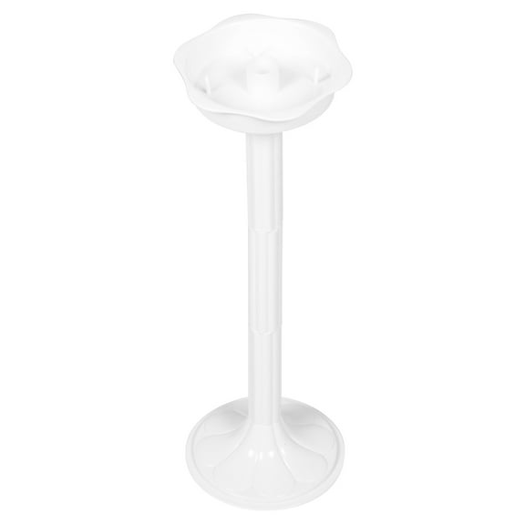 STRANDCHIC White Plastic Roman Pillar Flower Holder for Outdoor Decoration and Wedding Road Guide 10.5 in