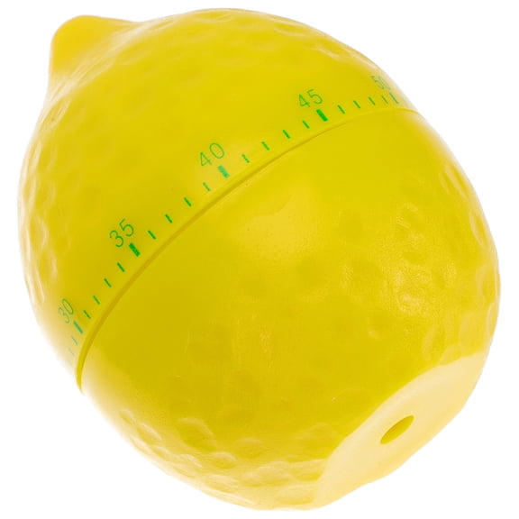 STRANDCHIC Yellow Cartoon Kitchen Timer Mechanical Timer for Cooking Reminders Easy Use PP Material 1pc