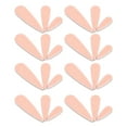 thumbnail image 1 of STRANDCHIC Smooth Pink Ceramic Decorative Tiles with Raindrop Petal Design for Indoor Outdoor Use, 1 of 7